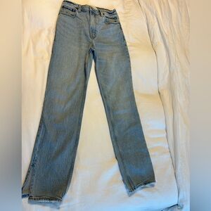 Abercrombie 90s straight ultra high rise jeans